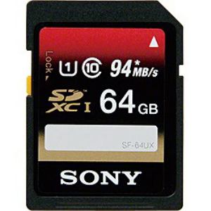 ソニー　SF-64UX　SDXCメモリーカード　64GB　UHS-I　スピードクラス1　Class10対応