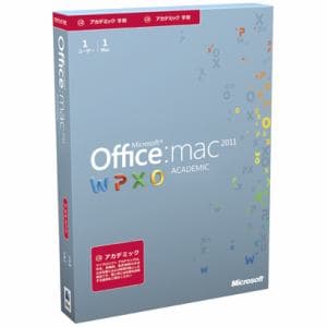 Microsoft　Office　for　Mac　Academic　2011　日本語版