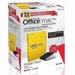 Microsoft　Office　Mac　Family　＋Wedge　Touch　Mouse