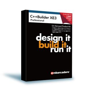 エンバカデロ・テクノロジーズ（合）　C++Builder　XE3　Professional　アカデミック　(ライセンス+メディア)