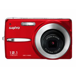 SANYO　デジタルカメラ　DSC-X1260(R)