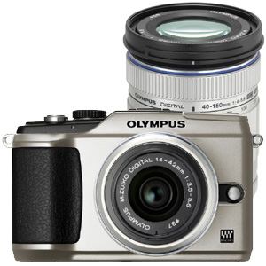 OLYMPUS　デジタル一眼カメラ　OLYMPUS　PEN　Lite　E-PL2　ダブルズームキットG