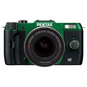 デジタル一眼カメラ　PENTAX　Q10(オーダーカラー・メタルグリーン／ブラック)　ズームレンズキット