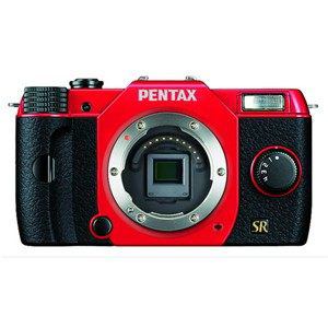 デジタル一眼カメラ　PENTAX　Q7　　ボディキット　　レッド／ブラック　　022　オーダーカラー