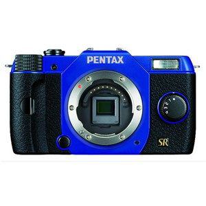 デジタル一眼カメラ　PENTAX　Q7　　ボディキット　　ブルー／ブラック　　052　オーダーカラー