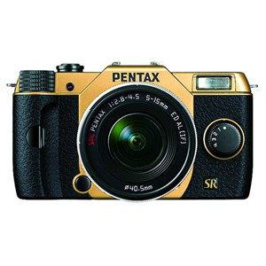 デジタル一眼カメラ　PENTAX　Q7　　ズームレンズキット　　ゴールド／ブラック　　070　オーダーカラー