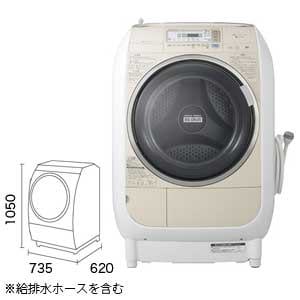 HITACHI 洗濯乾燥機 ビッグドラム BD-V3400L(C)｜ピーチクパーク