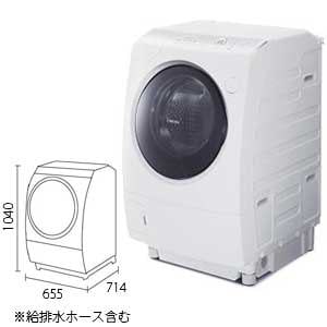 TOSHIBA　ドラム式洗濯乾燥機　ヒートポンプドラム　ZABOON　TW-Q900R(WS)