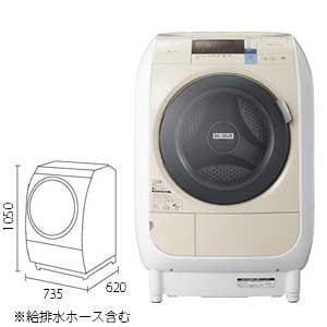 BD-V3600L-C ヒーター乾燥機能付き ドラム式洗濯乾燥機 「ヒート 
