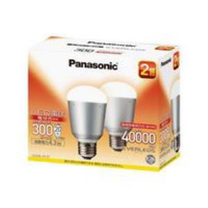 Panasonic　LED電球EVERLEDS(一般電球形・全光束300lm・電球色相当・口金E26・2個入)　LDA4LH2T