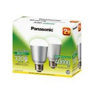 Panasonic　LED電球EVERLEDS(一般電球形・全光束330lm・昼白色相当・口金E26・2個入)　LDA4NH2T