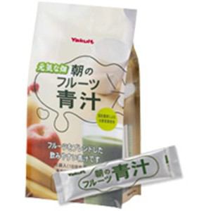 ヤクルト　朝のフルーツ青汁　7g×15袋(大分県産大麦若葉使用)　【健康補助】