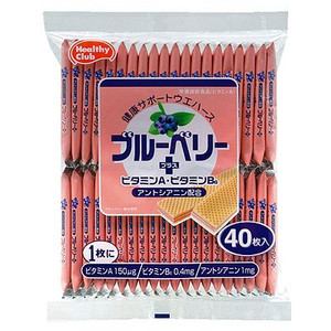 ハマダコンフェクト ブルーベリーウエハース 40枚 【栄養機能食品】