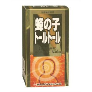 ミナミヘルシーフーズ　蜂の子トールトール　90カプセル　【栄養補助】