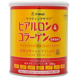 ファイン　ヒアルロン&コラーゲン+還元型コエンザイムQ10　196g　【栄養機能食品】