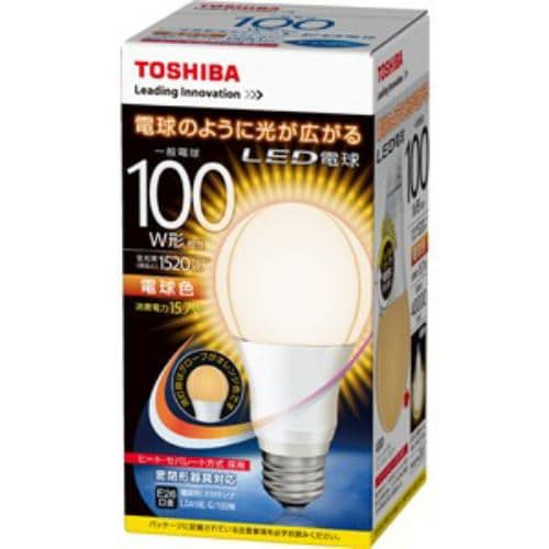 東芝 LDA16L-G/100W LED電球 「E-CORE」白熱電球100W形相当 電球色 口金E26