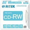 RiTEK CD-RW700.PW10P A データ用CD-RW  700MB  １０枚スリムケース   ホワイト