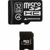グリーンハウス GHSDMRHC32G4(microSDHCカード 32GB Class4／アダプタ付属)
