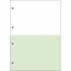 ビズソフト  A4カラー2分割4穴(白・緑)  BZOCF24(WG)