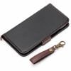 PGA PG-21JFP02BK iPhone 13 mini用 フリップカバー Premium Style ブラック