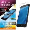 エレコム PM-A22SFLGLBL iPhone SE 第3世代 SE 第2世代 8／7／6s／6 ガラスライクフィルム 薄型 ブルーライトカット