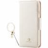 エレコム PM-A22SPLFJM2WH iPhone SE 第3世代 SE 第2世代 8／7 レザーケース 手帳型 Enchante’e 磁石付き リング付き ホワイト