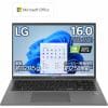 LG 16Z90Q-AA79J1 ノートパソコン LG gram [16.0インチ／ノングレア／第12世代インテル(R) Core(TM) i7-1260P プロセッサー+GeForce RTX 2050／メモリ 16GB／SSD  1TB] チャコールグレー