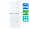 東芝 GR-U600FK(EW) 6ドア冷凍冷蔵庫 (601L・フレンチドア) グランホワイト GRU600FK(EW)