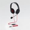 エレコム HS-GM20BK PS4／Switch対応 両耳ゲーミングヘッドセット ブラック
