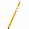 エレコム P-TPEN02SYL タッチペン スマホ・タブレット用 鉛筆型 三角 細軸 超感度タイプ イエロー