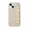 MICHAEL KORS Slim Wrap Case Stand & Ring for iPhone 15 [ Vanilla ] MKSRVNLWPIP2361 ホワイト