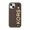 MICHAEL KORS Slim Wrap Case Stand & Ring for iPhone 15 [ Brown ] MKSRBRWWPIP2361 ブラウン