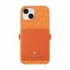 MICHAEL KORS Wrap Case Pocket with Strap for iPhone 15 [ Orange ] MKWSORGPWIP2361 オレンジ