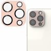 エレコム PM-A23CFLLP5PN iPhone 15 Pro/Pro Max用 &me カメラレンズカバー ガラス ピンク