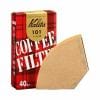 カリタ コーヒーフィルター みさらしタイプ 40枚 （1～2人用） 101濾紙