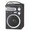 オーム電機 RAD-T555Z AudioComm ポータブル木製ラジオ