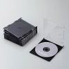 【納期約2週間】【お一人様1点まで】ELECOM エレコム CCD-JSCS10BK Blu-ray／DVD／CDケース(スリム／PS／1枚収納) ブラック CCDJSCS10BK