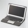 エレコム MacBook Air用ファブリックカバー グレー MB-A11FCGY