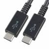 オーム電機 SMT-L20CC-K USB2.0 Type-C／Type-C ケーブル 2m