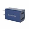 ＳＵＮＶＡＬＬＥＹ ＪＡＰＡＮ RAVPower RP-PC125 Lightningケーブル付属 AC充電器(USB×2) ブルー 75-02000-466