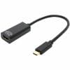 【推奨品】ミヨシ UYA-CHD1／BK USB Type-C － HDMI変換アダプタ(YPB) ブラック