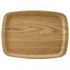 木製食器 ノンスリップオーバルトレー ＡＢＴ１９ ブラウン 38ｃｍ