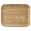 木製食器 ノンスリップシカクトレー ＡＢＴ１６ ブラウン 48ｃｍ