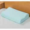 [30×50／高さ約10] ヤマダオリジナル もっちり冷感枕(波型) ブルー
