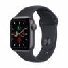 アップル(Apple) MKQ13J/A Apple Watch SE（GPSモデル） 40mm スペースグレイアルミニウムケースとミッドナイトスポーツバンド レギュラー