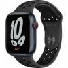 アップル(Apple) MKL53J/A Apple Watch Nike Series 7(GPS + Cellularモデル) 45mm ミッドナイトアルミニウムケースとアンスラサイト/ブラックNikeスポーツバンド レギュラー