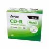 AVOX CDRA80CAVPW10A CD-RA 音楽用80分 1-32倍速 10枚 スリムケース