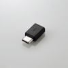 エレコム MPA-MBFCMADNBK USB2.0変換アダプタ(Type-C-micro-B) ブラック
