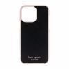 kate spade new york 2022 iPhone 14 Pro Max用スマートフォンケース [ Black Pale Vellum Bumper Pale Vellum Logo ] ブラック
