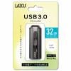 リーダーメディアテクノ L-US32-3.0 USB3.0対応 USBメモリ 32GB Lazos 32GB ブラック